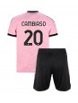 Otroški Nogometna dresi replika Juventus Andrea Cambiaso #20 Gostujoči 2026-27 Kratek rokav (+ hlače)